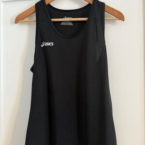 Asics Black Sleeveless Athletic Tank Top